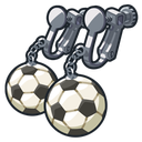 サッカーイヤリング